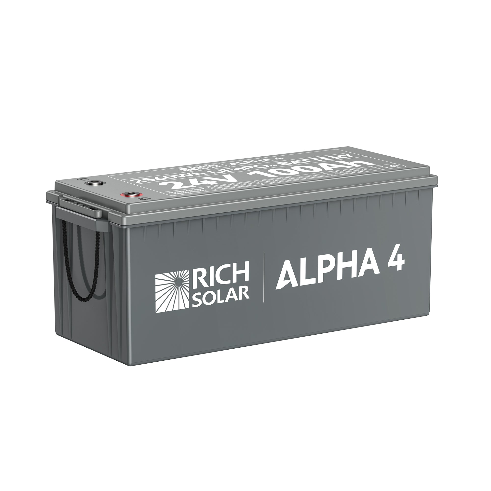 Rich Solar ALPHA 4 | 24V 100Ah LiFePO4 Battery - RS-B241S