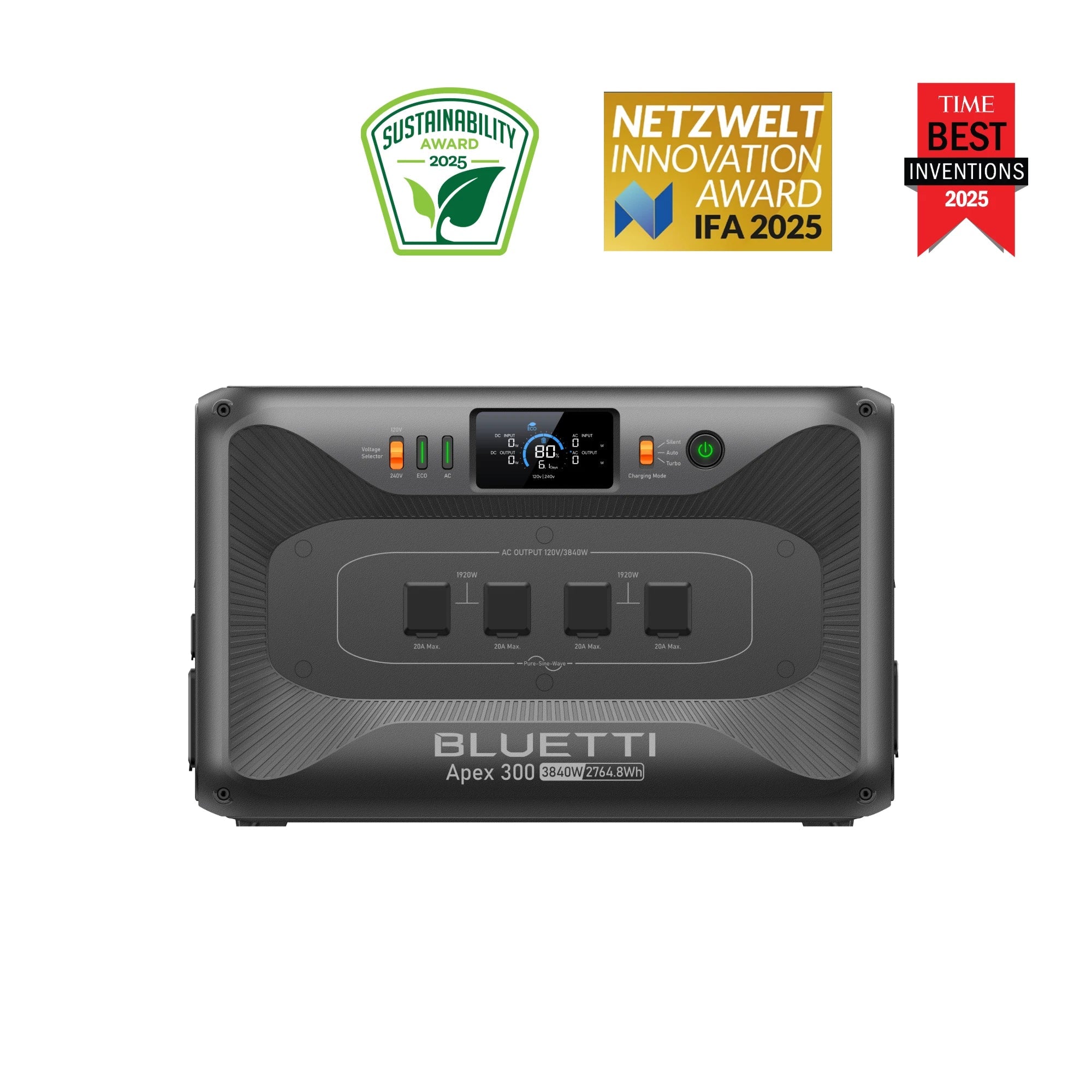 Bluetti Apex 300 Versatile Power Station | 3,840W, 2,764.8Wh