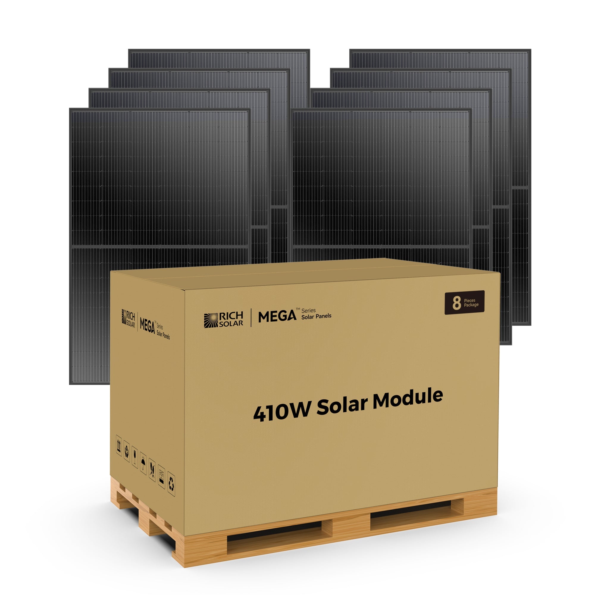 Rich Solar MEGA 410 Watt Solar Panel - RS-M410-8