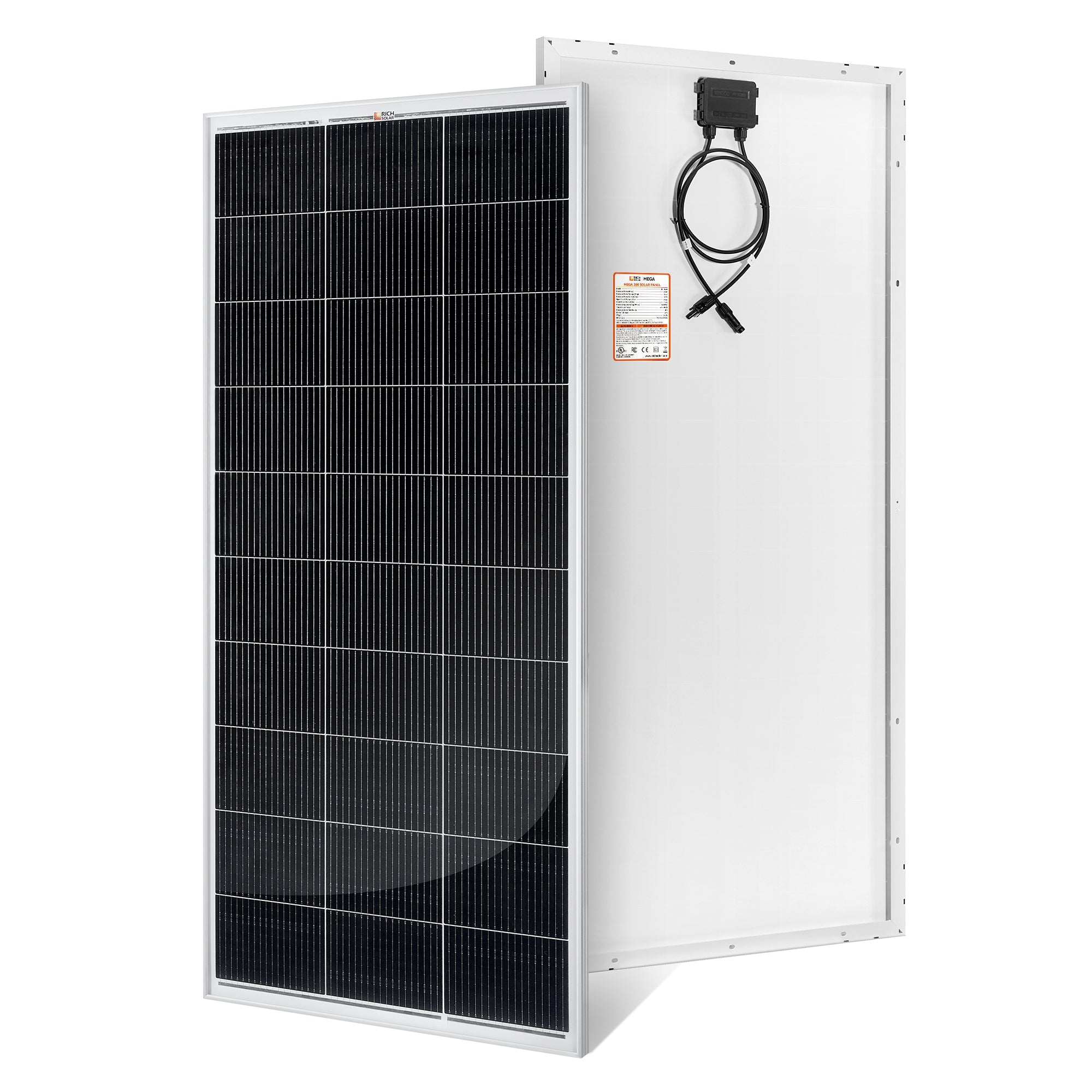 Rich Solar MEGA 200 | 200 Watt Solar Panel | Premier 12V Off-Grid Solar Panel - RS-M200